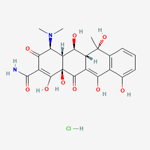molecular formula C22H25ClN2O9 B609802 Bisolvomycin CAS No. 2058-46-0