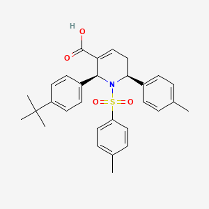 (2S,6S)-6-(4-tert-butylphenyl)-2-(4-methylphenyl)-1-(4-methylphenyl)sulfonyl-3,6-dihydro-2H-pyridine-5-carboxylic acid