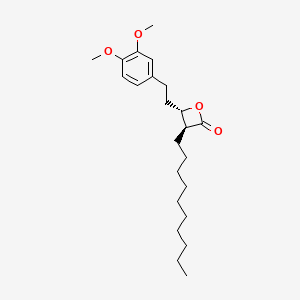 molecular formula C23H36O4 B609830 Palmostatin B 