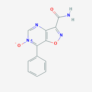 Isoxazolo(4,5-d)pyrimidine-3-carboxamide, 7-phenyl-, 6-oxide