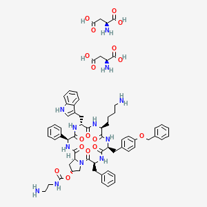 molecular formula C66H80N12O17 B609842 Pasireotide Diaspartate CAS No. 820232-50-6