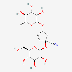 molecular formula C18H27NO11 B609843 Passibiflorin CAS No. 97564-61-9