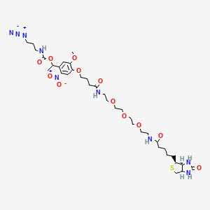 molecular formula C35H55N9O12S B609856 PC Biotin-PEG3-Azide CAS No. 1937270-46-6