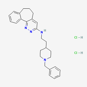molecular formula C27H34Cl2N4 B609861 PCS1055 (dihydrochloride) CAS No. 361979-40-0