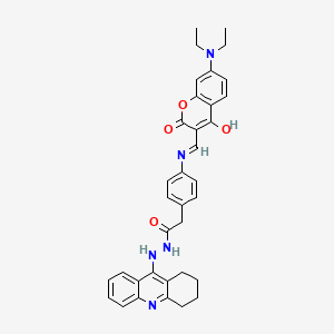 molecular formula C36H35N5O6 B609886 PE 154 CAS No. 1192750-33-6