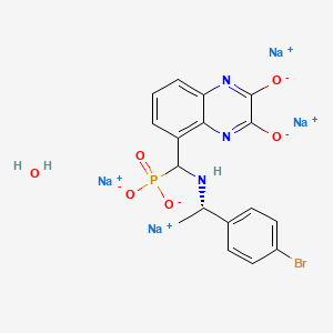 molecular formula C17H15BrN3Na4O6P B609888 PEAQX sodium CAS No. 2102348-87-6