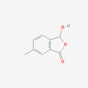molecular formula C9H8O3 B060989 3-Hydroxy-6-methylisobenzofuran-1(3H)-one CAS No. 177166-16-4