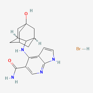 molecular formula C18H23BrN4O2 B609891 Peficitinib hydrobromide CAS No. 1353219-05-2