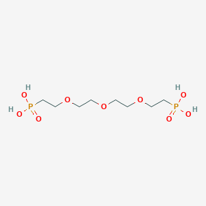 molecular formula C8H20O9P2 B609895 PEG3-bis(phosphonic acid) 