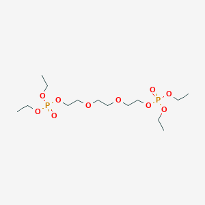 molecular formula C14H32O10P2 B609896 2-[2-(2-Diethoxyphosphoryloxyethoxy)ethoxy]ethyl diethyl phosphate CAS No. 1807539-03-2