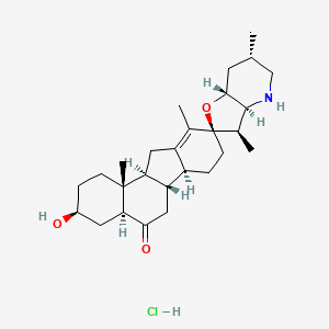 molecular formula C27H42ClNO3 B609900 Peimisine HCl 