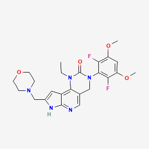 molecular formula C24H27F2N5O4 B609903 Pemigatinib CAS No. 1513857-77-6