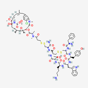 molecular formula C83H109ClN14O20S4 B609904 Nendratareotide uzatansine CAS No. 1853254-97-3