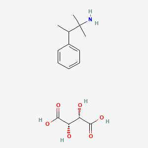 molecular formula C15H23NO6 B609908 Pentorex hydrogen D-tartrate CAS No. 22232-55-9