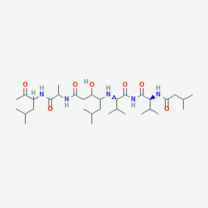 molecular formula C33H61N5O7 B609913 Pepstanone A CAS No. 38752-31-7