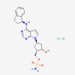 molecular formula C21H26ClN5O4S B609918 Pevonedistat Hydrochloride CAS No. 1160295-21-5