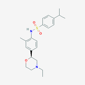 (S)-N-(4-(4-Ethylmorpholin-2-yl)-2-methylphenyl)-4-isopropylbenzenesulfonamide