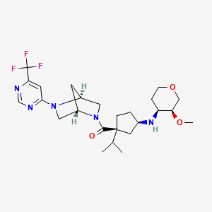 molecular formula C25H36F3N5O3 B609931 PF-04634817 CAS No. 1228111-63-4