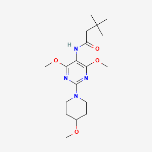 molecular formula C18H30N4O4 B609950 PF-05020182 CAS No. 1354712-92-7