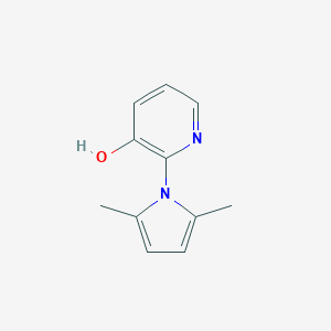 molecular formula C11H12N2O B060996 2-(2,5-Dimethyl-1H-pyrrol-1-yl)pyridin-3-ol CAS No. 175135-48-5