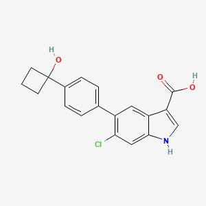 molecular formula C19H16ClNO3 B609977 PF-06409577 CAS No. 1467057-23-3