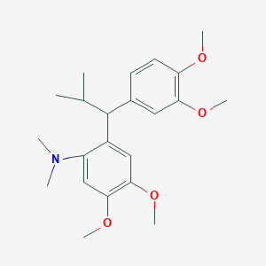 2-[1-(3,4-dimethoxyphenyl)-2-methylpropyl]-4,5-dimethoxy-N,N-dimethylaniline