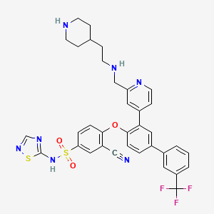 molecular formula C35H32F3N7O3S2 B609987 PF-06456384 CAS No. 1834610-73-9