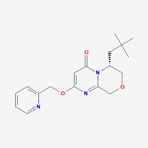 (R)-6-neopentyl-2-(pyridin-2-ylmethoxy)-6,7-dihydropyrimido[2,1-c][1,4]oxazin-4(9H)-one