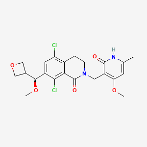 molecular formula C22H24Cl2N2O5 B610012 PF-06821497 CAS No. 1844849-11-1