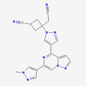 molecular formula C20H17N9 B610013 Tyk2-IN-8 CAS No. 2127109-84-4
