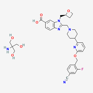 molecular formula C35H41FN6O7 B610019 Danuglipron Tromethamine CAS No. 2230198-03-3