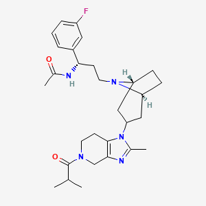 molecular formula C29H40FN5O2 B610023 Unii-63P7W7886U CAS No. 849753-15-7