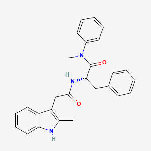 N-Methyl-Nalpha-[(2-Methyl-1h-Indol-3-Yl)acetyl]-N-Phenyl-L-Phenylalaninamide