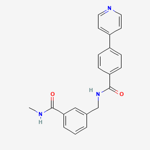 molecular formula C21H19N3O2 B610044 PF-4950834 CAS No. 1256264-62-6