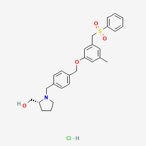 molecular formula C27H32ClNO4S B610051 PF-543 hydrochloride 