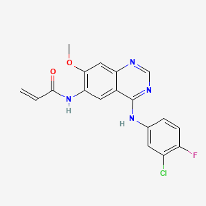 N-[4-[(3-Chloro-4-fluorophenyl)amino]-7-methoxy-6-quinazolinyl]-2-propenamide