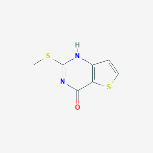 molecular formula C7H6N2OS2 B061008 2-(Methylthio)thieno[3,2-d]pyrimidin-4(3H)-one CAS No. 176530-46-4