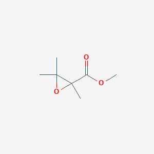 molecular formula C7H12O3 B061009 Methyl 2,3,3-trimethyloxirane-2-carboxylate CAS No. 169611-32-9