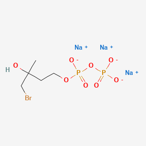 molecular formula C5H10BrNa3O8P2 B610093 Phosphostim Sodium CAS No. 259793-78-7