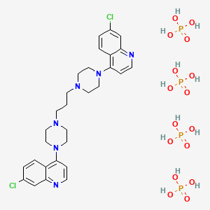 molecular formula C29H38Cl2N6O13P4 B610112 Piperaquine tetraphosphate CAS No. 911061-10-4
