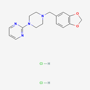 molecular formula C16H20Cl2N4O2 B610116 Piribedil dihydrochloride CAS No. 1451048-94-4