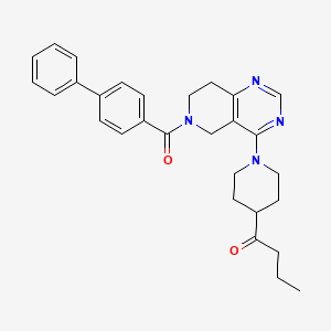 molecular formula C29H32N4O2 B610125 PK-Thpp 