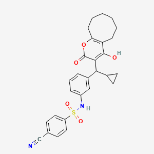 molecular formula C28H28N2O5S B610149 Pnu 103017 CAS No. 166335-18-8