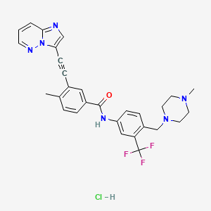 molecular formula C29H28ClF3N6O B610165 Ponatinib Hydrochloride CAS No. 1114544-31-8