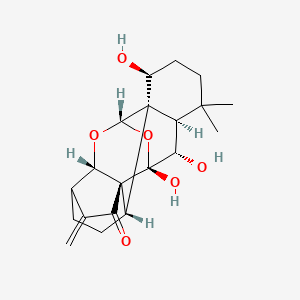molecular formula C20H26O6 B610166 Ponicidin CAS No. 52617-37-5