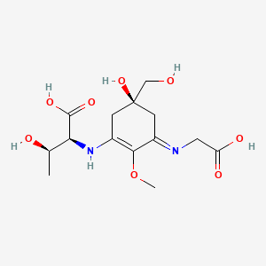 molecular formula C14H22N2O8 B610168 Porphyra 334 CAS No. 70579-26-9
