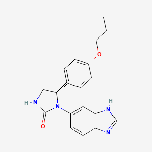 molecular formula C19H20N4O2 B610180 Unii-E3dsh8LL4L CAS No. 1276021-65-8