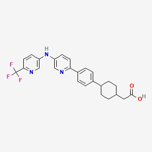molecular formula C25H24F3N3O2 B610185 Lcq908 CAS No. 956136-95-1