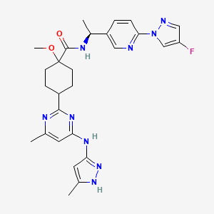 molecular formula C27H32FN9O2 B610190 Pralsetinib CAS No. 2097132-94-8