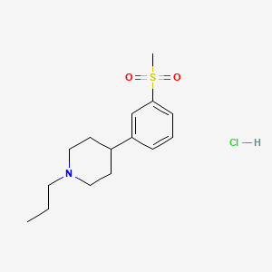 molecular formula C15H24ClNO2S B610199 Pridopidine Hydrochloride CAS No. 882737-42-0